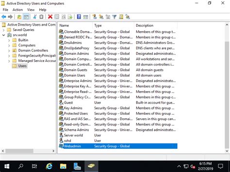 Windows server 2019 active directory and group policies gpo